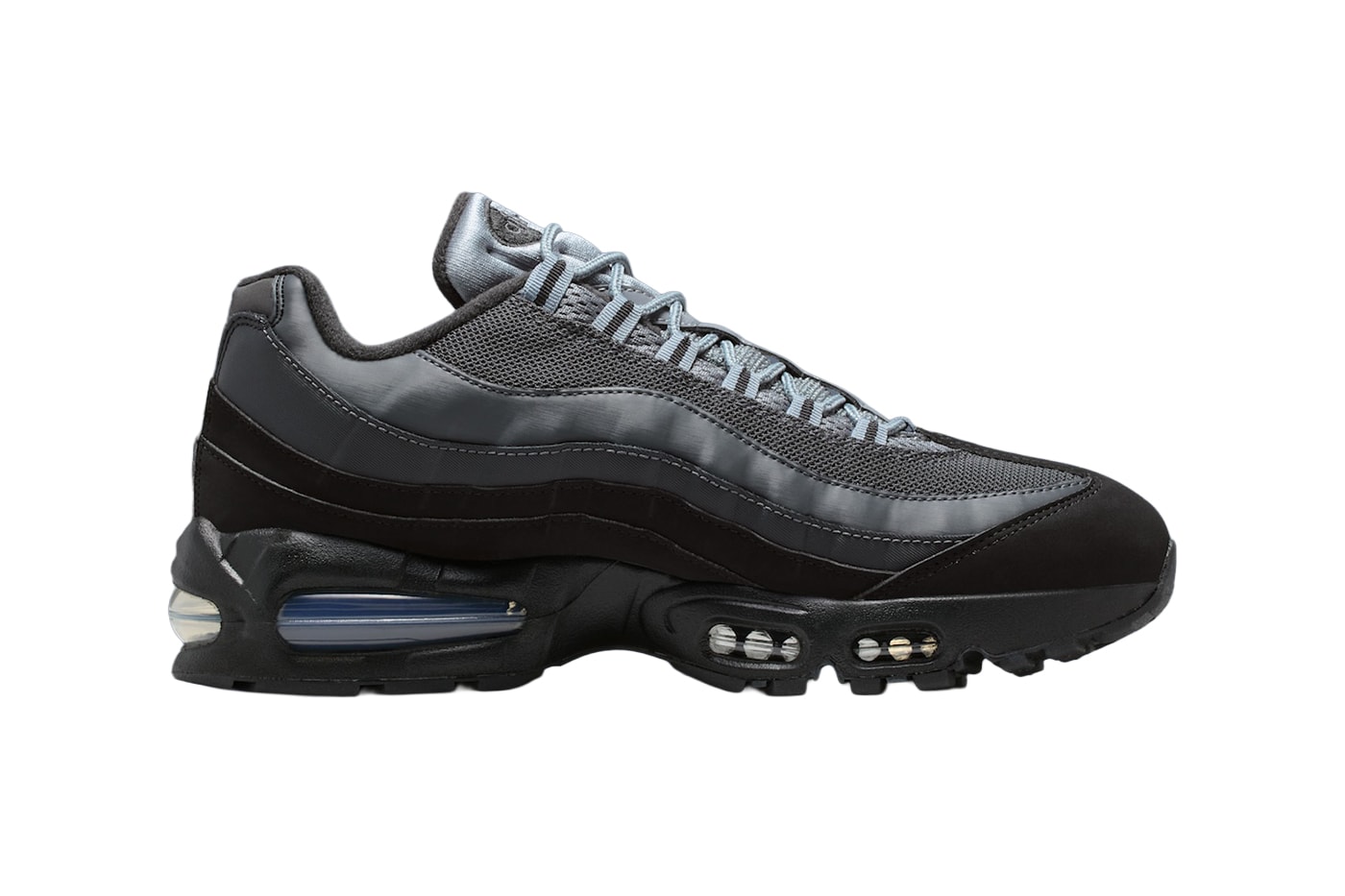 Nike Air Max 95 Anthracite Black Lime Blast Anthracite Metallic Silver IQ0285-010 Release Info