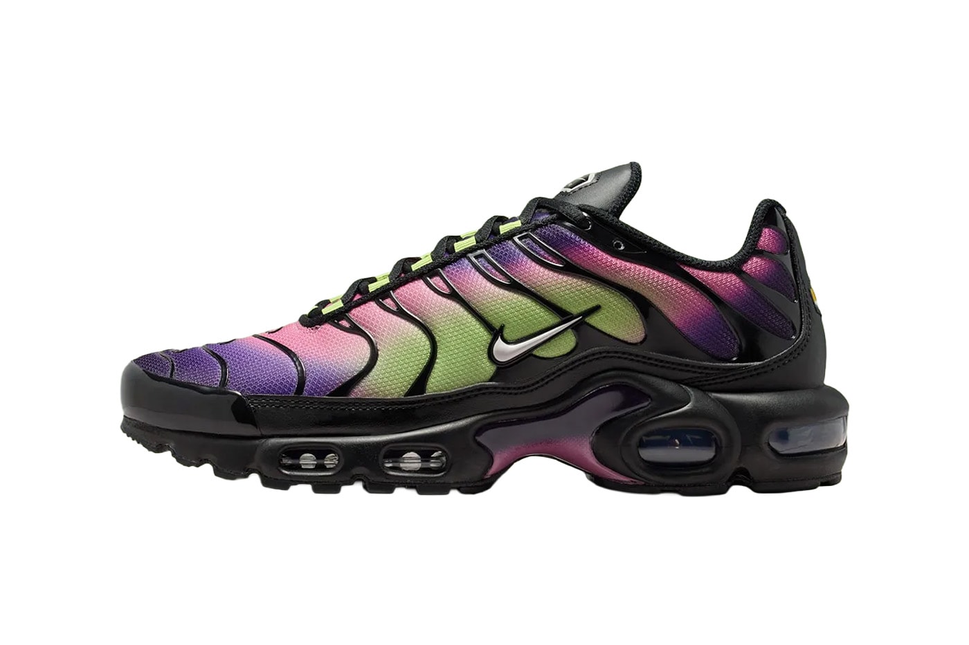 Nike Air Max Plus “Northen Lights” “Aurora” Black/Purple Dynasty/Desert Berry/Platinum Violet DZ3670-006 Release Info