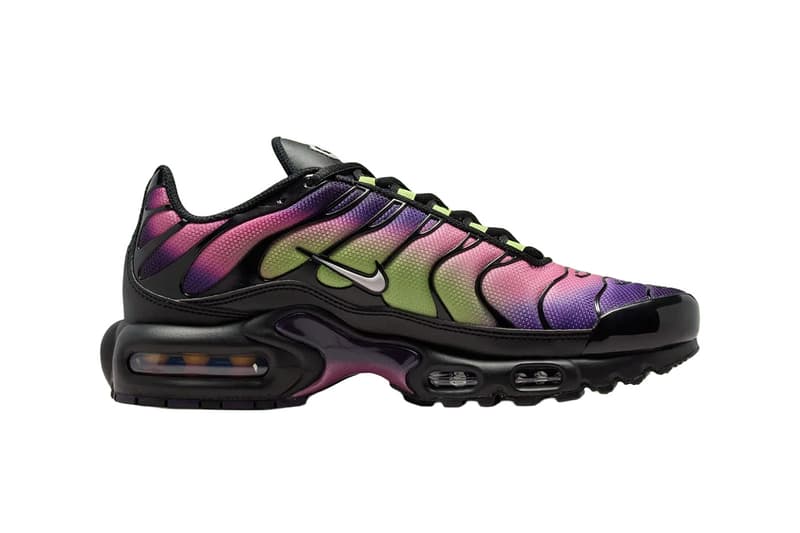 Nike Air Max Plus “Northen Lights” “Aurora” Black/Purple Dynasty/Desert Berry/Platinum Violet DZ3670-006 Release Info