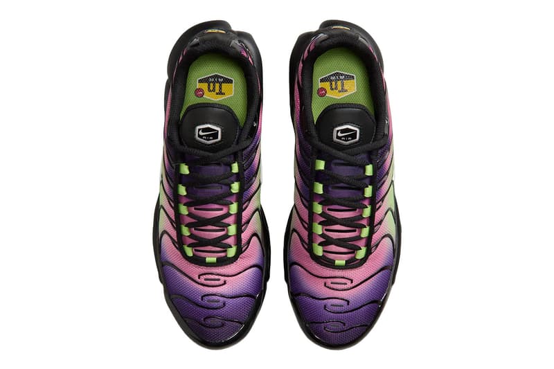 Nike Air Max Plus “Northen Lights” “Aurora” Black/Purple Dynasty/Desert Berry/Platinum Violet DZ3670-006 Release Info