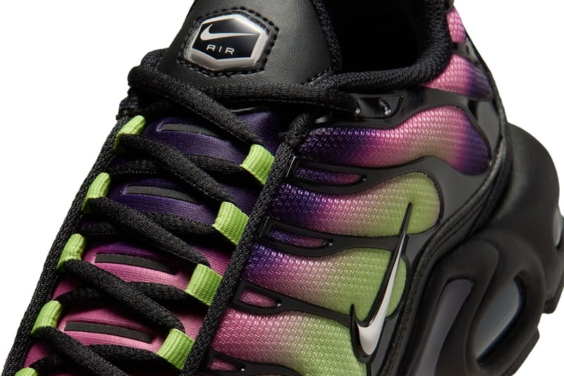 Nike Air Max Plus “Northen Lights” “Aurora” Black/Purple Dynasty/Desert Berry/Platinum Violet DZ3670-006 Release Info