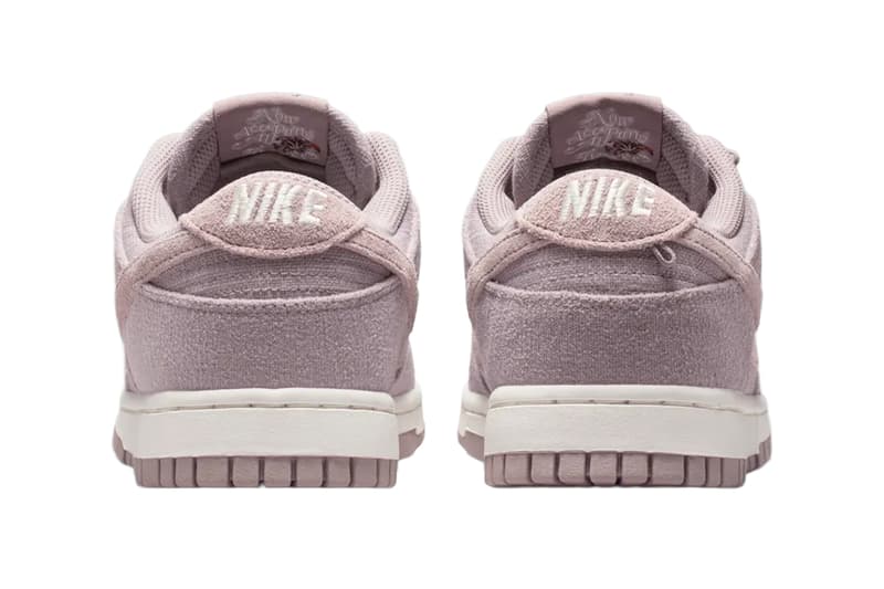 Nike Dunk Low Now Accepting All Flowers Light Violet Ore Sail Metallic Gold Healing IQ0386-226 Release Info
