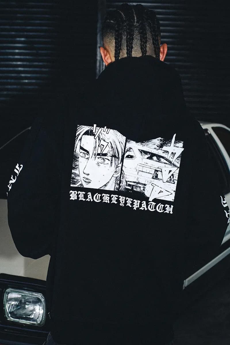 Initial D BlackEyePatch Capsule Collection Release Info Shuichi Shigeno Takumi Fujiwara Trueno AE86