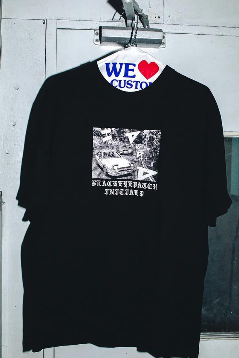 Initial D BlackEyePatch Capsule Collection Release Info Shuichi Shigeno Takumi Fujiwara Trueno AE86