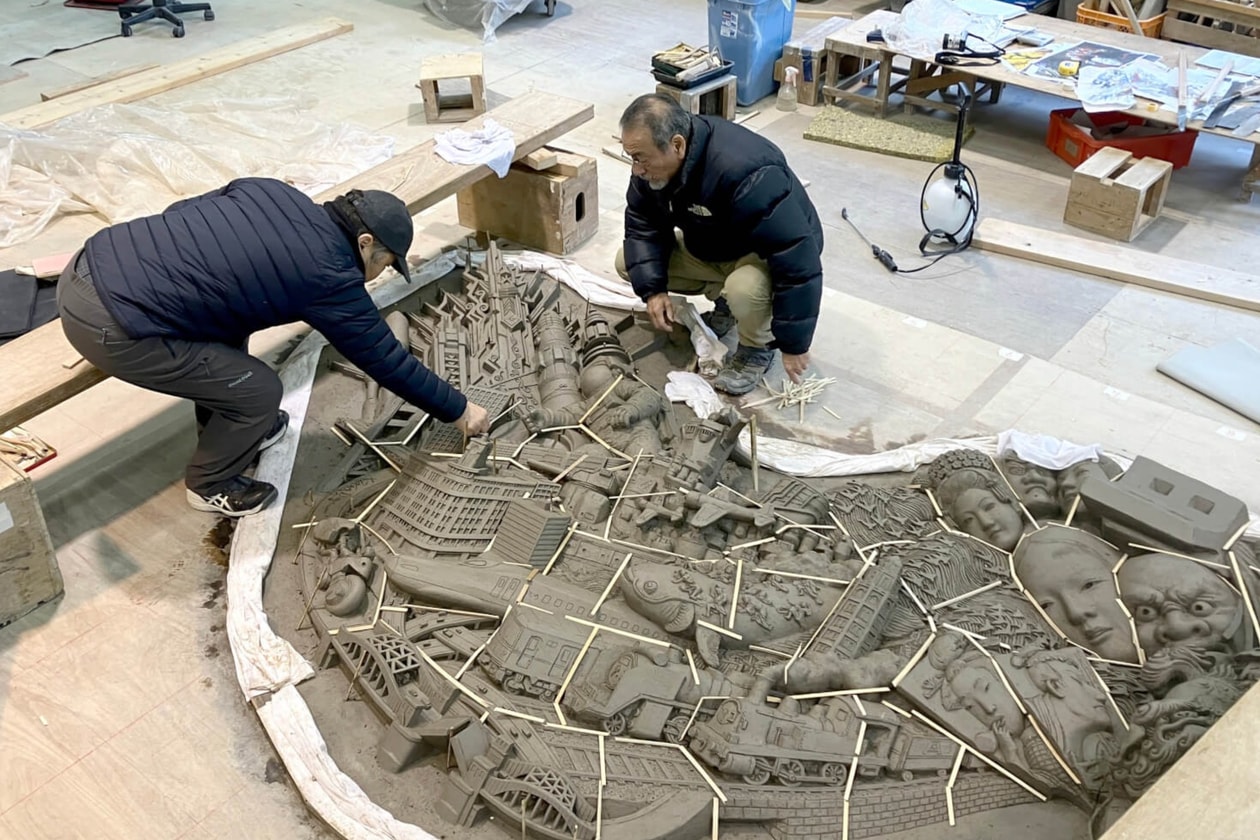 Katsuhiro Otomo Unveils New Work in Tokyo Ginza Station Art Artworks Procession Spin