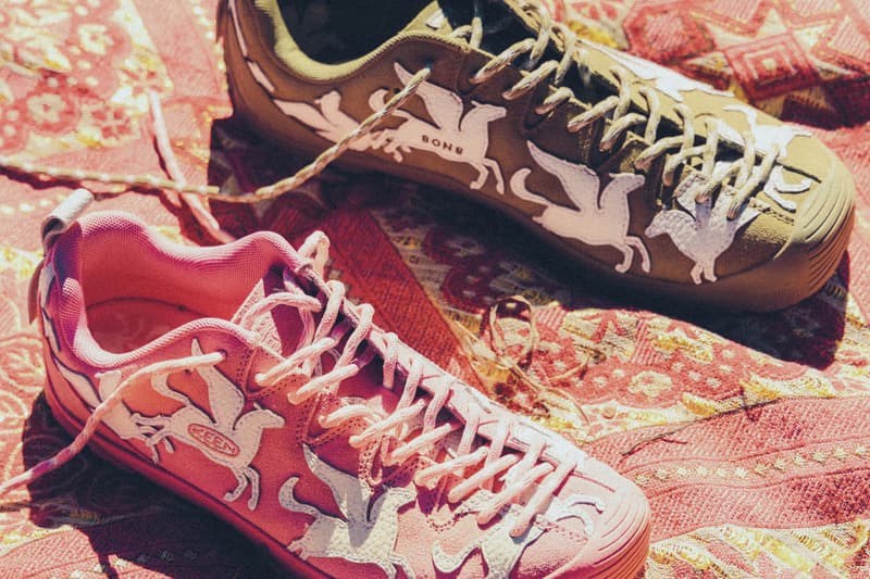 8ON8 KEEN Jasper Sneaker Martini Olive Cashmere Rose Star White Collaboration Release Info Li Gong Spring/Summer 2026 SS26