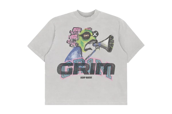 A$AP Rocky Drops 'DON'T BE DUMB' Merch t-shirts megaphone flannel curlers