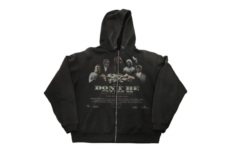 A$AP Rocky Drops 'DON'T BE DUMB' Merch t-shirts megaphone flannel curlers