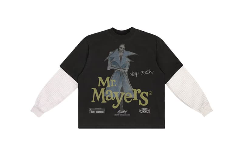 A$AP Rocky Drops 'DON'T BE DUMB' Merch t-shirts megaphone flannel curlers