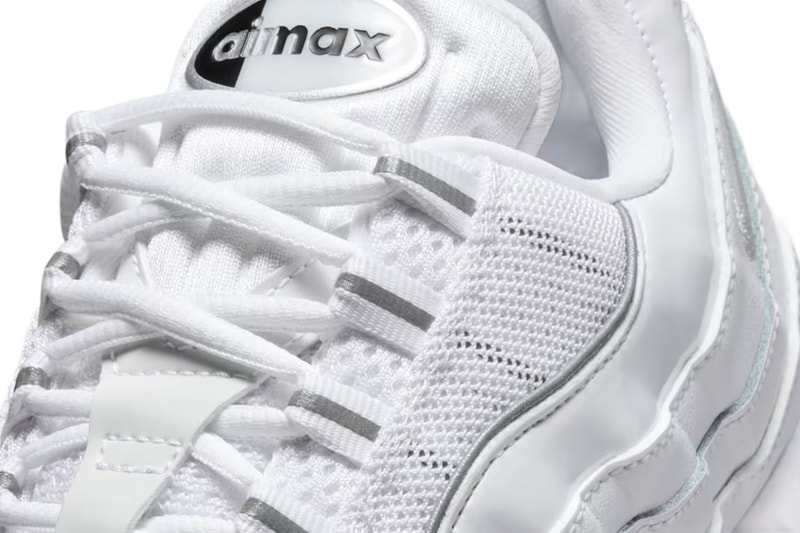 Nike Air Max 95 Big Bubble White Reflective White Black Reflect Silver Metallic Silver IB6397-100 Release Info