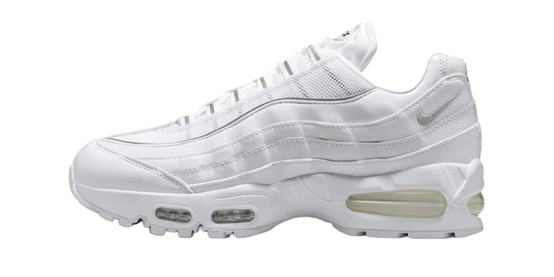 air max 95 white reflect silver