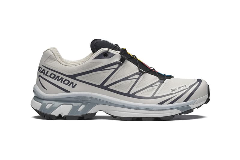 Salomon "ICON CAPSULE" XT-6 GORE-TEX L492014 Silver Cloud/Black/Pearl Blue XT-WHISPER L492306 Lunar Rock/Silver Cloud/Pearl Blue Release Info