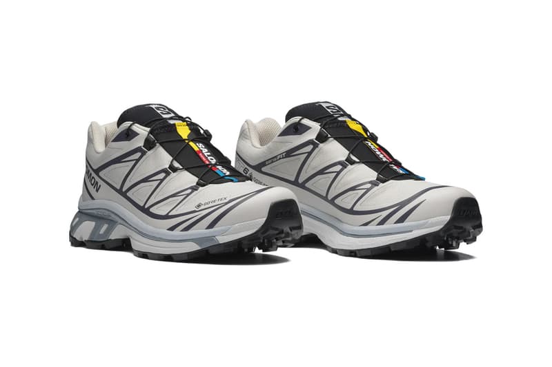 Salomon "ICON CAPSULE" XT-6 GORE-TEX L492014 Silver Cloud/Black/Pearl Blue XT-WHISPER L492306 Lunar Rock/Silver Cloud/Pearl Blue Release Info