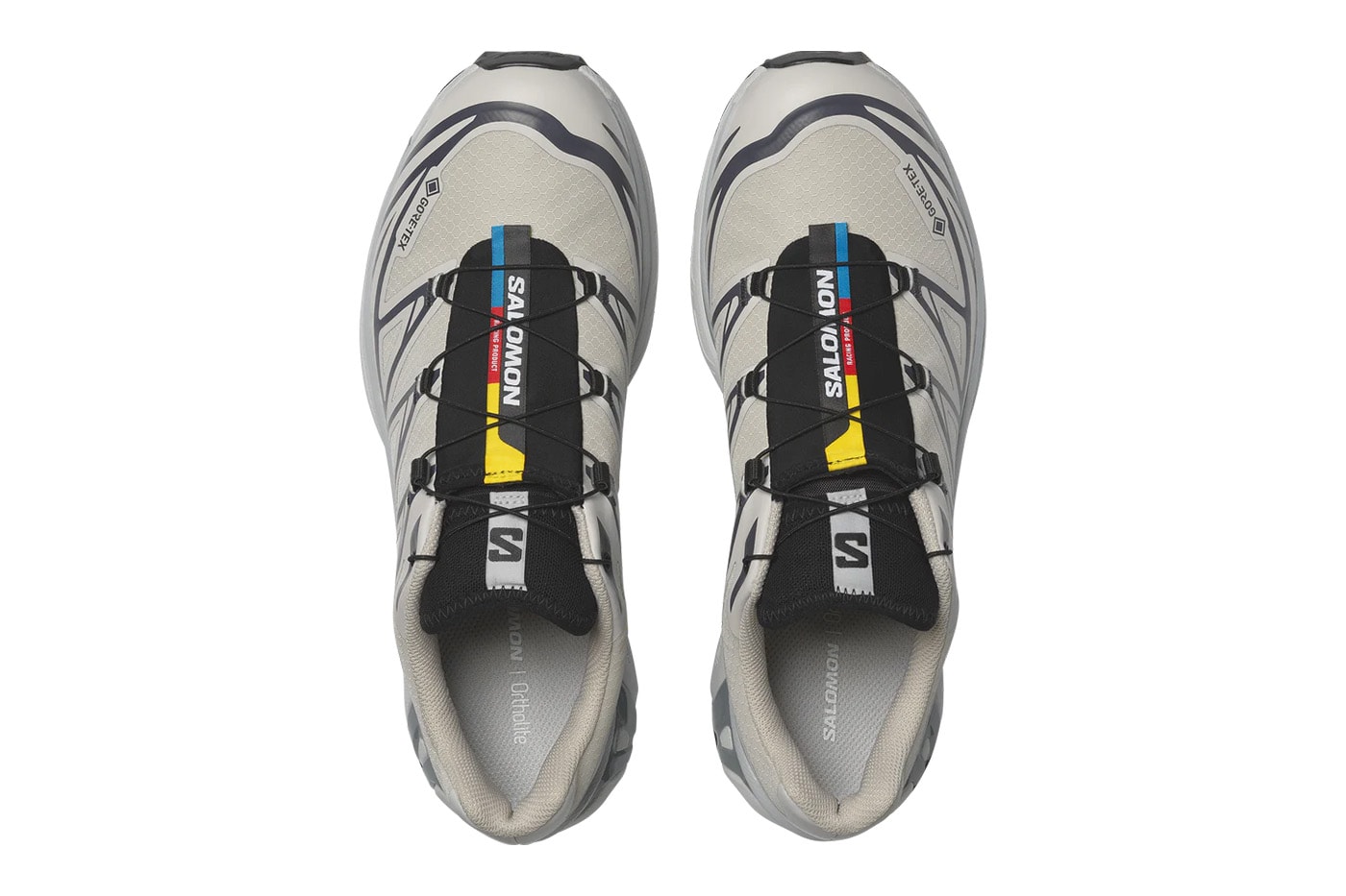 Salomon "ICON CAPSULE" XT-6 GORE-TEX L492014 Silver Cloud/Black/Pearl Blue XT-WHISPER L492306 Lunar Rock/Silver Cloud/Pearl Blue Release Info
