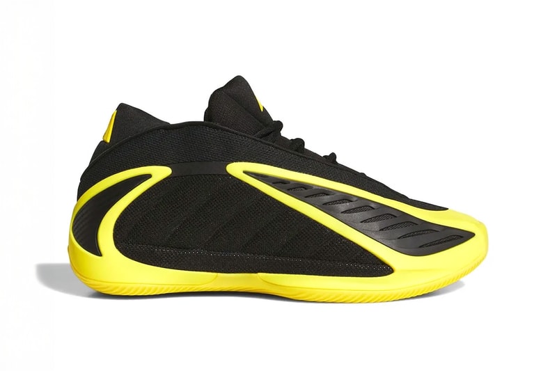 adidas Anthony Edwards 2 "Thunder and Lightning" official look Core Black/Yellow KK0173