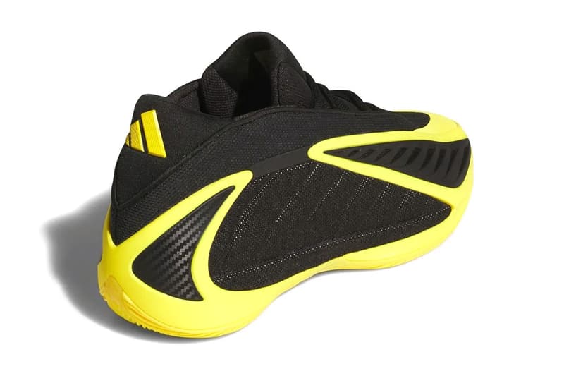 adidas Anthony Edwards 2 "Thunder and Lightning" official look Core Black/Yellow KK0173