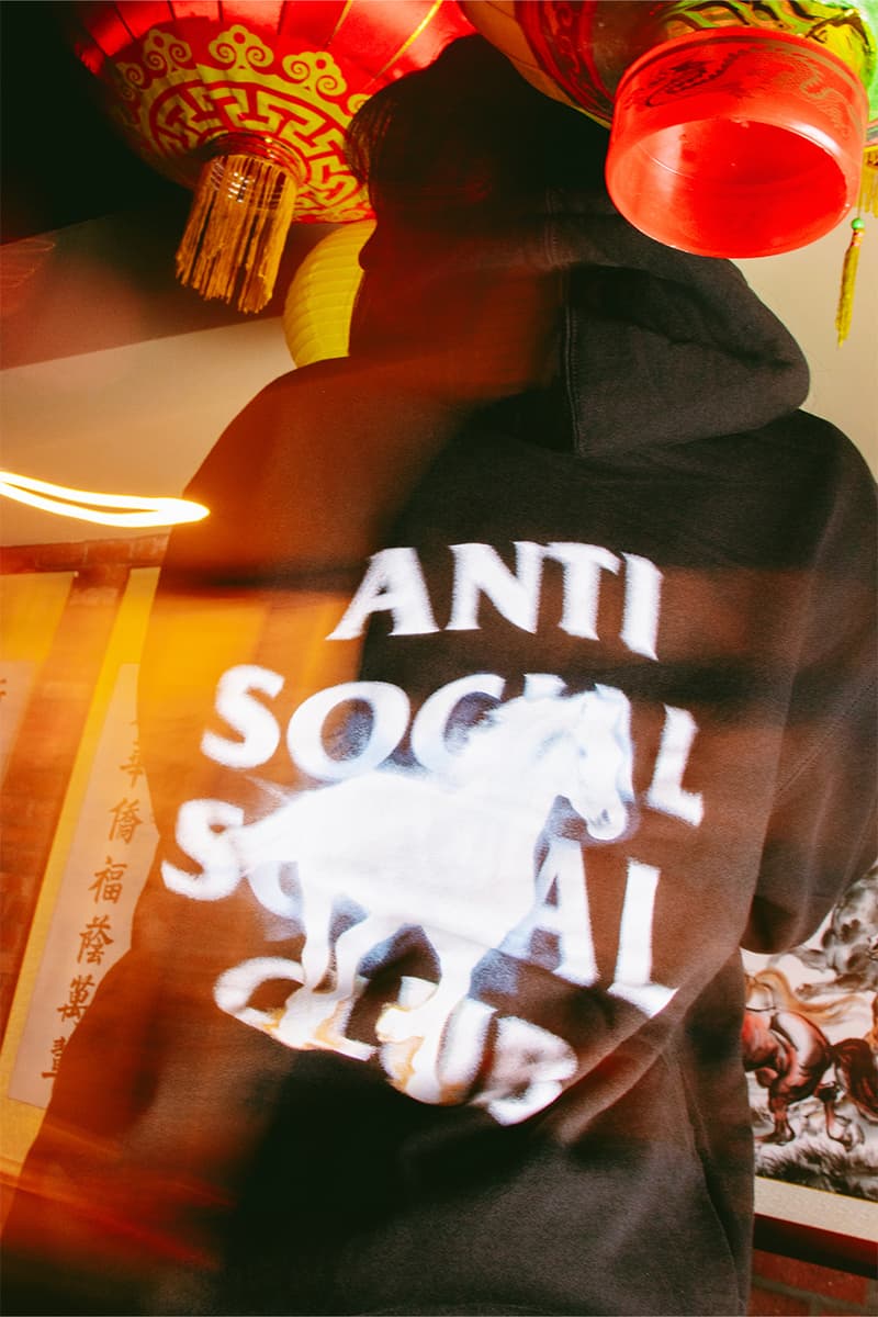 Anti Social Social Club "Year of the Horse" Collection lunar new year collection fire horse hoodies