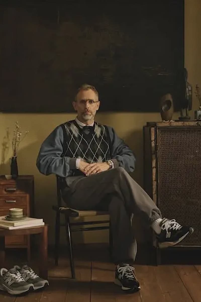 BEAMS and New Balance Debut "Made in USA" Apparel Collection 990 1300 sneaker heritage grey steel blue