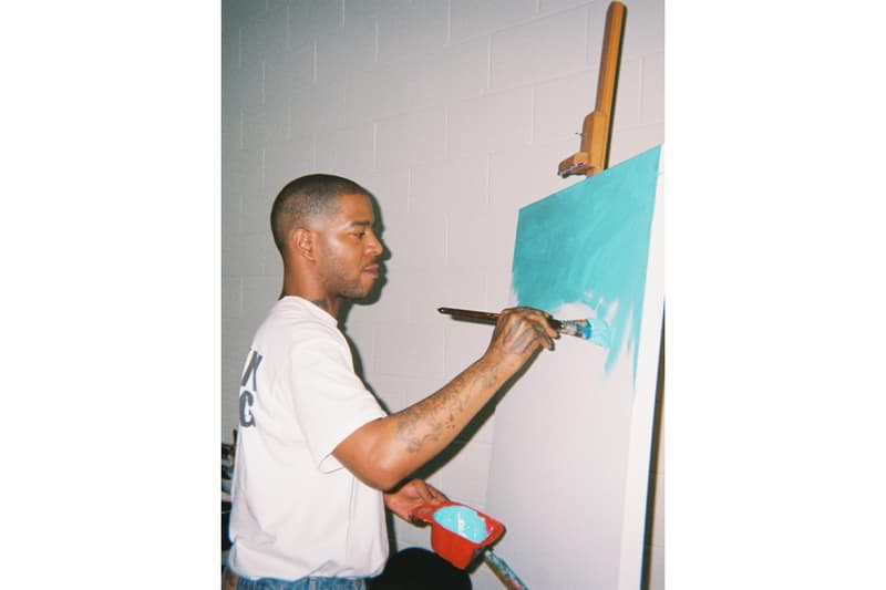 Kid Cudi Debut Art Exhibition 'Echoes of the Past' Paris Scotty Ramon