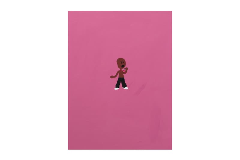 Kid Cudi Debut Art Exhibition 'Echoes of the Past' Paris Scotty Ramon