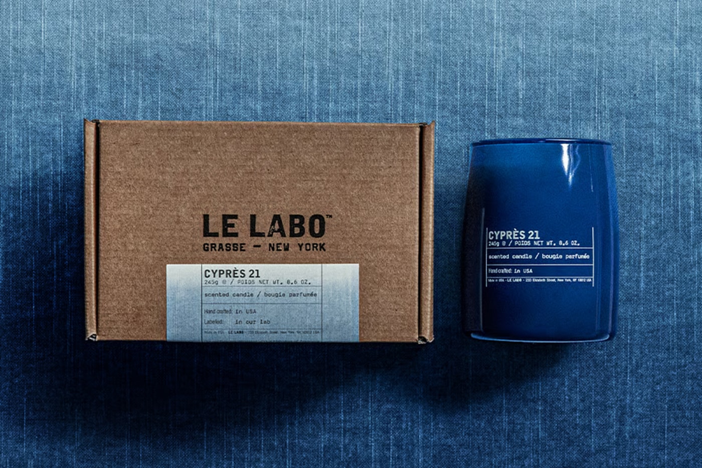 Le Labo CYPRÈS 21 Indigo Classic Candle Release Info