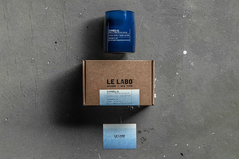 Le Labo CYPRÈS 21 Indigo Classic Candle Release Info