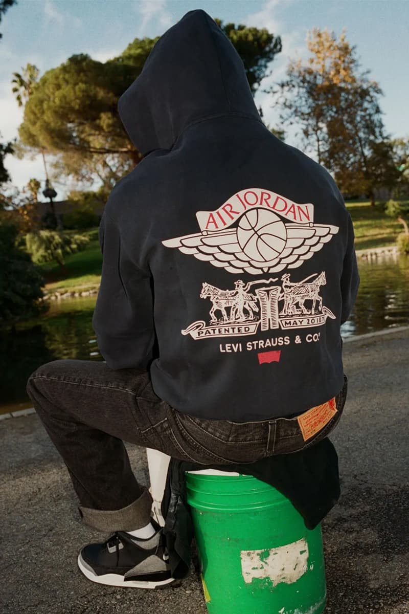 Levi's Jordan Brand Apparel Footwear Air Jordan 3 Collaboration Collection Release Info