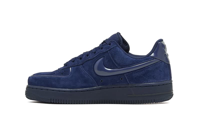 Official Look at the Nike Air Force 1 Low "Midnight Navy" HV4406-400 release info 3d swoosh