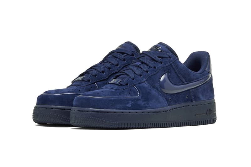 Official Look at the Nike Air Force 1 Low "Midnight Navy" HV4406-400 release info 3d swoosh