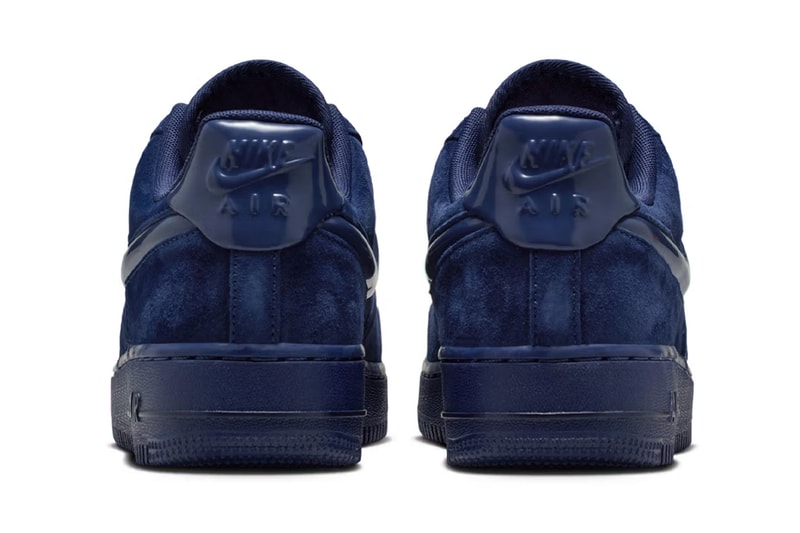 Official Look at the Nike Air Force 1 Low "Midnight Navy" HV4406-400 release info 3d swoosh