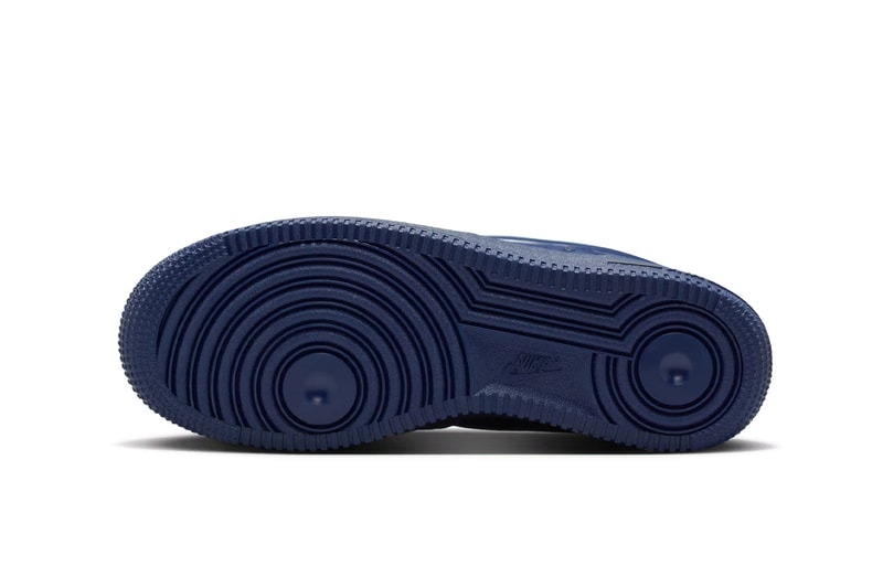 Official Look at the Nike Air Force 1 Low "Midnight Navy" HV4406-400 release info 3d swoosh