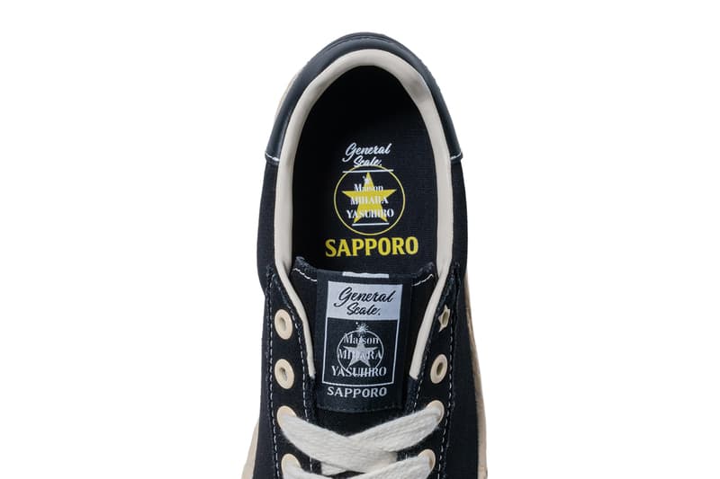 Sapporo Beer Black Label General Scale. Maison MIHARA YASUHIRO Collaboration Sneaker Release Info