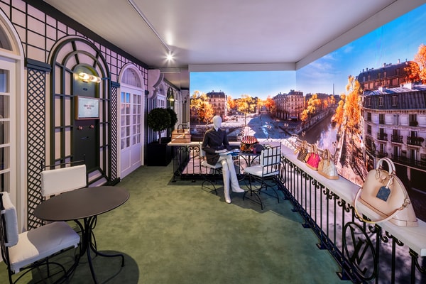 Louis Vuitton Monogram 130 Years anniversary celebration Soho new york Pop Up space info