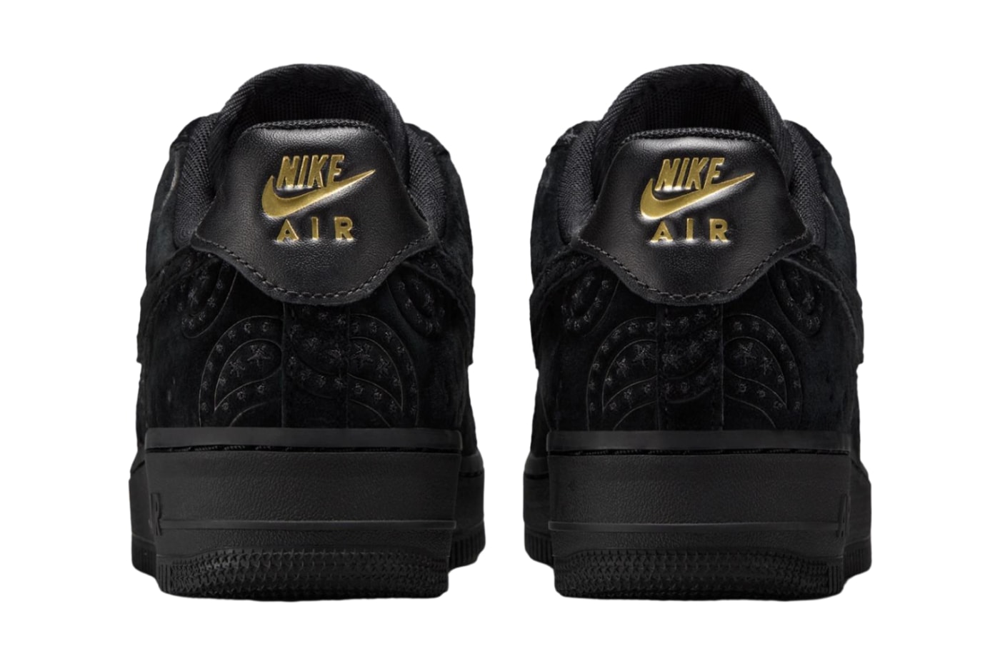 Nike Air Force 1 Low Black Paisley IO1259-001 Release Info