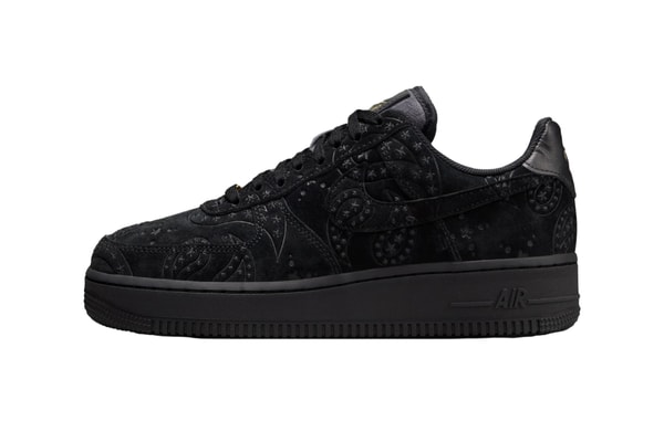 Nike Air Force 1 Low Black Paisley IO1259-001 Release Info