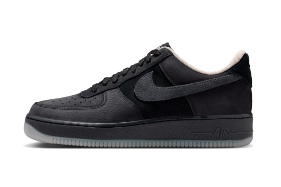 Nike Elevates the Air Force 1 Low “Black Fossil” With Premium Materials