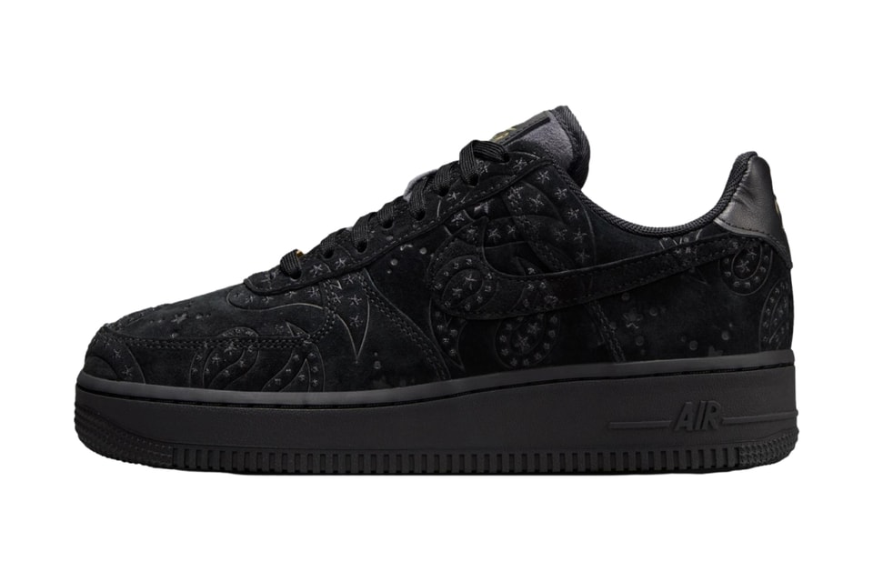 Nike Air Force 1 Low “Black Paisley” Release Info | Hypebeast
