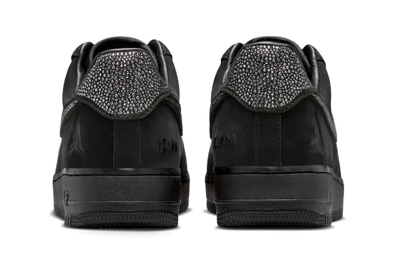 Ja Morant x Nike Air Force 1 Low "Swarovski" Black/Metallic Silver-Cobalt Bliss