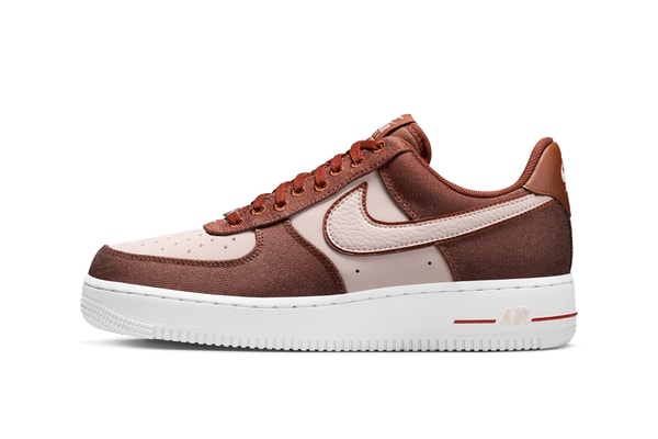 Nike Air Force 1 Low Cinnamon/Silt Red-White-Metallic Silver Release Info