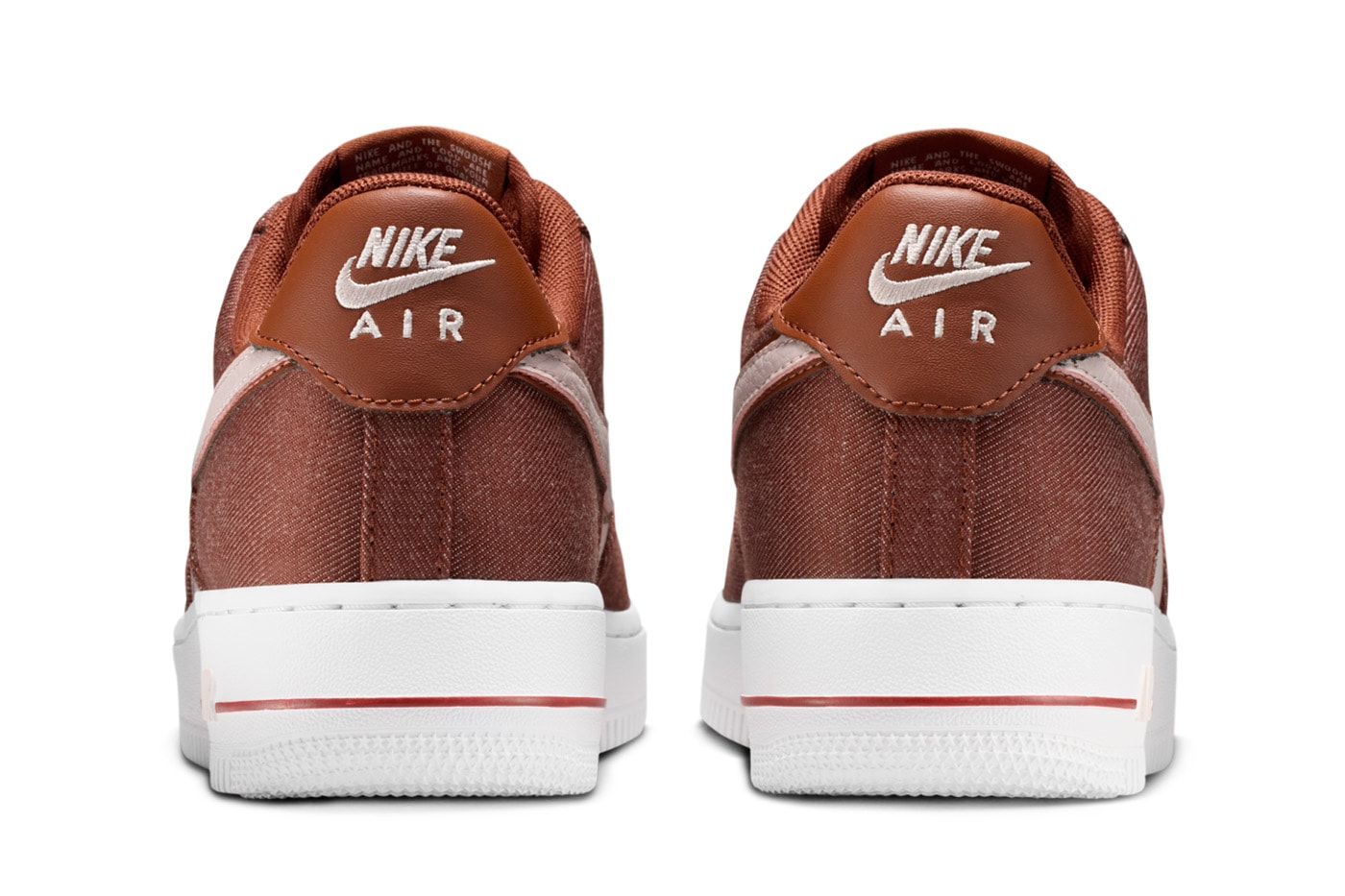 Nike Air Force 1 Low Cinnamon/Silt Red-White-Metallic Silver Release Info
