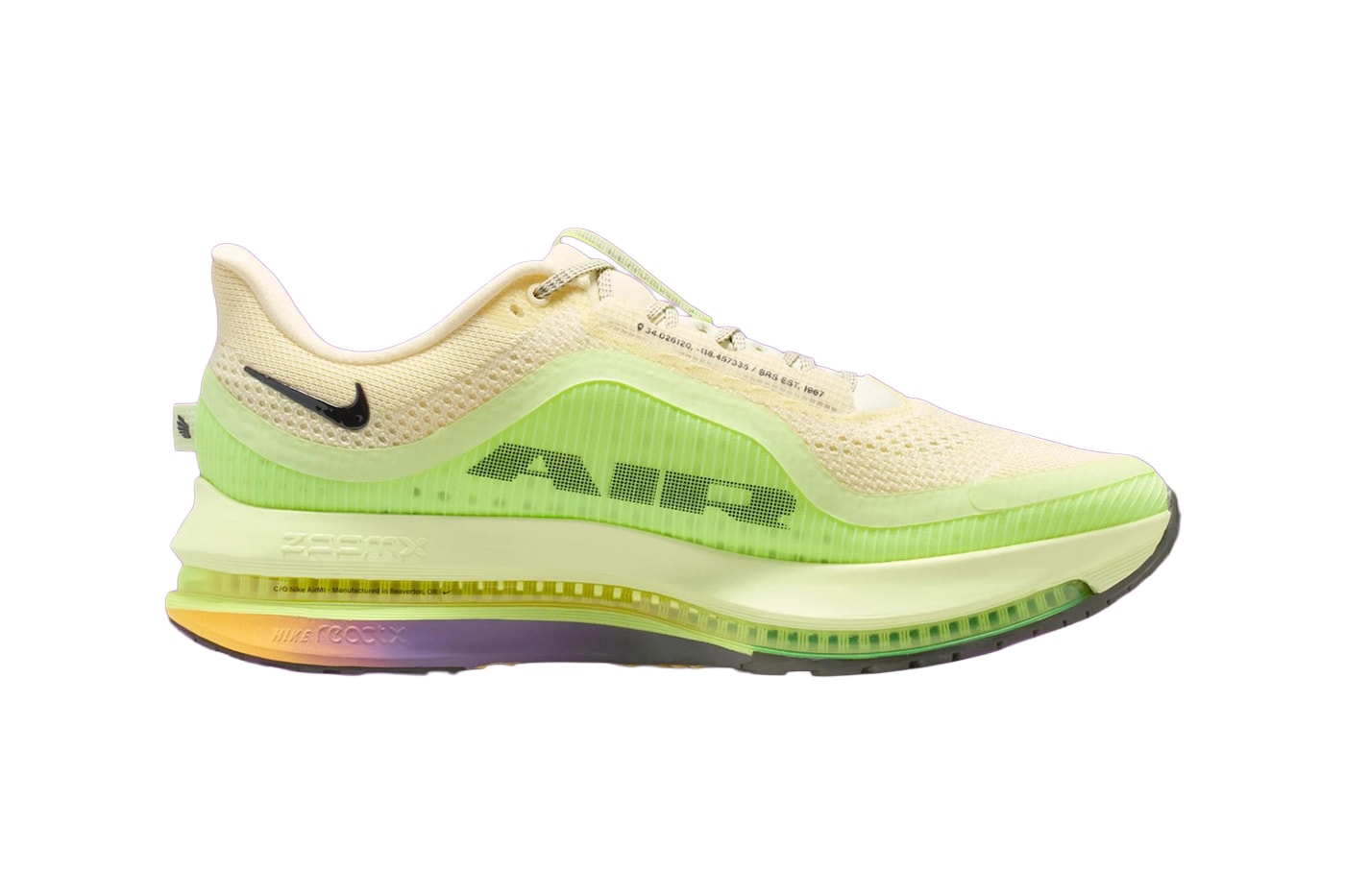 Nike Pegasus Premium Volt Alabaster Barely Volt Volt Ice Black HQ2592-701 Release Info