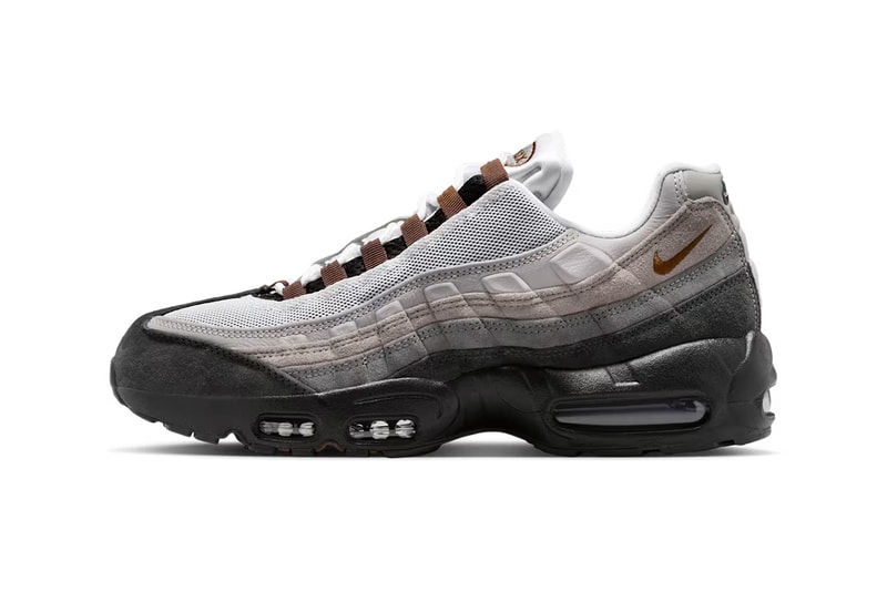 Nike SB Air Max 95 Cacao Wow Black Cacao Wow Anthracite Light Graphite Light Charcoal Pearl Grey HF7545-002 Release Info