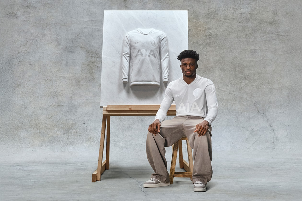 tottenham hotspur nike retro shirt 1901 fa cup win football commemorative 125 years lilywhite campaign Djed Spence Richarlison Micky van de Ven Mohammed Kudus alasdair thompson 