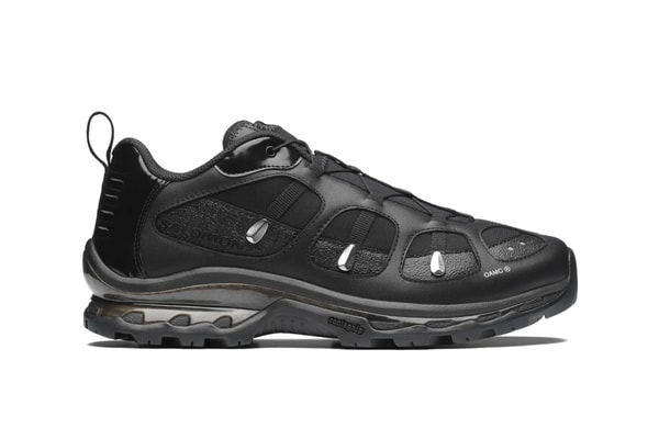 Official Look at the OAMC x Salomon XT-QUEST "Black/Silver" L49167100 black metallic silver monochromatic alpine paris fashion brand footwear rugged shoe