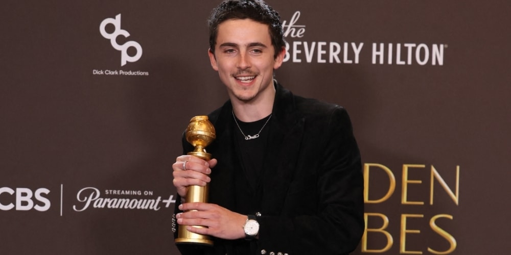 Timothée Chalamet from UJ-2: Hype and Fashion at the Golden Globes 2026