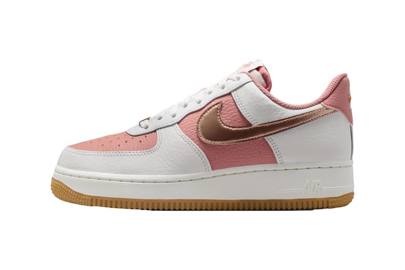 Nike Air Force 1 Low Rust Pink Summit White IQ0360-685 Release Info