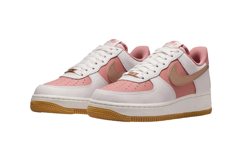 Nike Air Force 1 Low Rust Pink Summit White IQ0360-685 Release Info