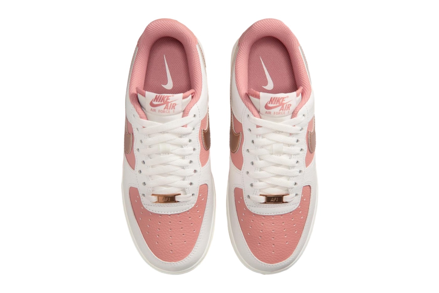 Nike Air Force 1 Low Rust Pink Summit White IQ0360-685 Release Info