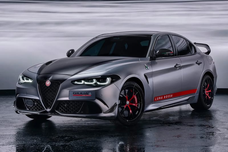 Alfa Romeo Debuts the Yacht-Inspired Giulia Quadrifoglio Luna Rossa at Brussels Motor Show