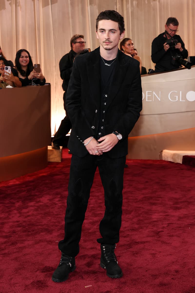 Best 2026 Golden Globes Red Carpet Looks timothee chalamet chrome hearts lisa jacquemus maya rudolf chanel jacob elordi bottega veneta